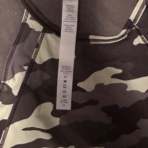 Camouflage lululemon tank top